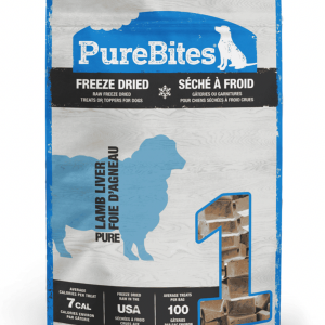 Purebites Freeze Dried New Zealand Lamb Liver Dog Treats (3.35oz/95g)